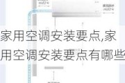 家用空调安装要点,家用空调安装要点有哪些