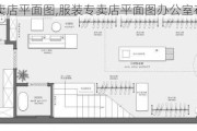 服装专卖店平面图,服装专卖店平面图办公室布置图