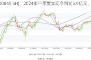 宝信软件(600845.SH)：2024年一季度实现净利润5.9亿元，同
增长18.19%