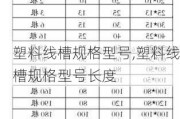 塑料线槽规格型号,塑料线槽规格型号长度