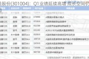 嘉益股份(301004)：Q1业绩延续高增 成长空间仍然广阔