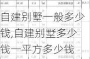 自建别墅一般多少钱,自建别墅多少钱一平方多少钱