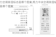 格力空调除湿标志是哪个图案,格力中央空调除湿标志是哪个图案