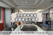 装修污染处理公司,装修污染处理公司有哪些