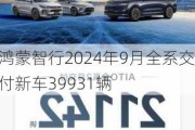 鸿蒙智行2024年9月全系交付新车39931辆