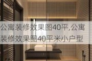 公寓装修效果图40平,公寓装修效果图40平米小户型