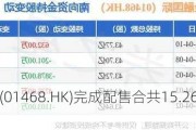 京基(01468.HK)完成配售合共15.26亿股