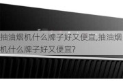 抽油烟机什么牌子好又便宜,抽油烟机什么牌子好又便宜?