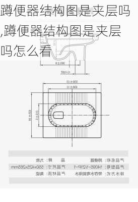 蹲便器结构图是夹层吗,蹲便器结构图是夹层吗怎么看