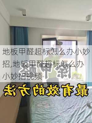 地板甲醛超标怎么办小妙招,地板甲醛超标怎么办小妙招视频