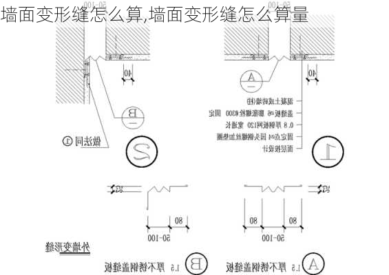 墙面变形缝怎么算,墙面变形缝怎么算量