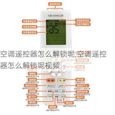 空调遥控器怎么解锁呢,空调遥控器怎么解锁呢视频