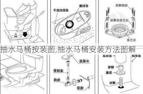 抽水马桶按装图,抽水马桶安装方法图解