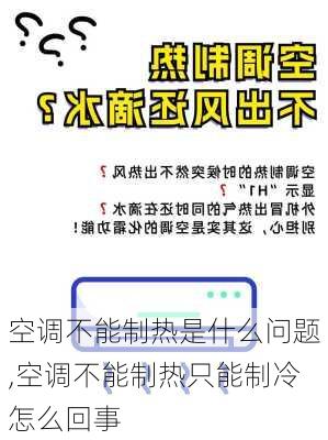 空调不能制热是什么问题,空调不能制热只能制冷怎么回事