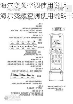 海尔变频空调使用说明,海尔变频空调使用说明书