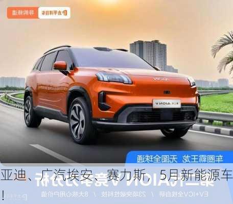 
亚迪、广汽埃安、赛力斯，5月新能源车卖
！