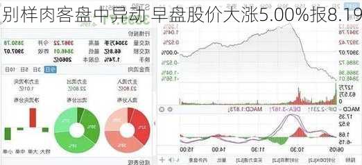 别样肉客盘中异动 早盘股价大涨5.00%报8.19
