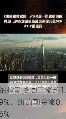 纳指期货周三涨超1.9%，纽约期金涨0.6%