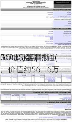 Form 144 | 博通(
GO.US)董事拟
312股股份，价值约56.16万
