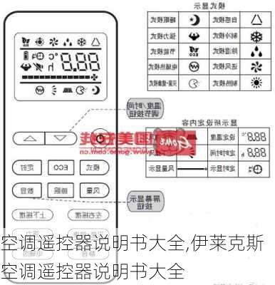 空调遥控器说明书大全,伊莱克斯空调遥控器说明书大全