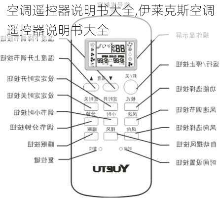 空调遥控器说明书大全,伊莱克斯空调遥控器说明书大全