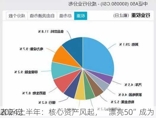 2024上半年：核心资产风起，“漂亮50”成为
者新宠