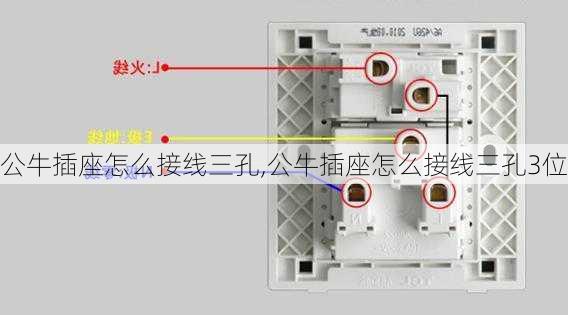 公牛插座怎么接线三孔,公牛插座怎么接线三孔3位