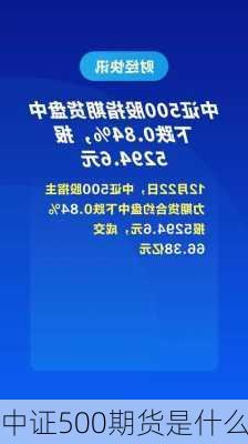 中证500期货是什么