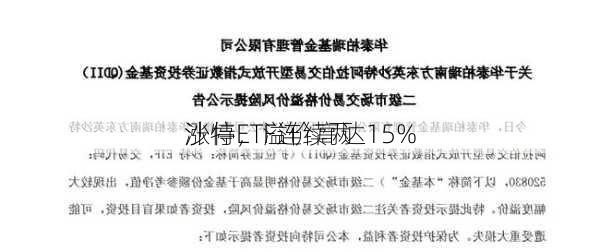 沙特ETF连续两
涨停，溢价高达15%