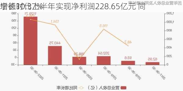 宁德时代上半年实现净利润228.65亿元 同
增长10.37%