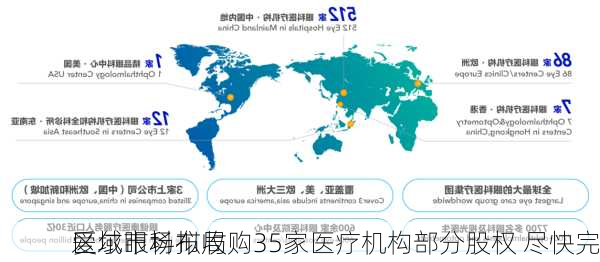 爱尔眼科拟收购35家医疗机构部分股权 尽快完
区域市场布局