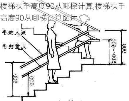 楼梯扶手高度90从哪梯计算,楼梯扶手高度90从哪梯计算图片