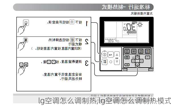 lg空调怎么调制热,lg空调怎么调制热模式