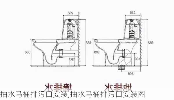 抽水马桶排污口安装,抽水马桶排污口安装图