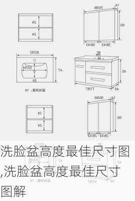 洗脸盆高度最佳尺寸图,洗脸盆高度最佳尺寸图解