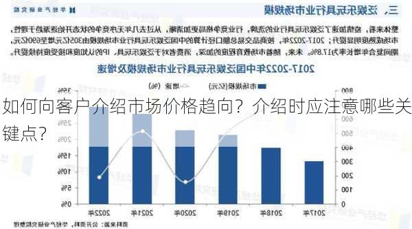 如何向客户介绍市场价格趋向？介绍时应注意哪些关键点？