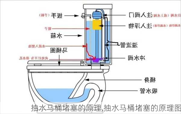 抽水马桶堵塞的原理,抽水马桶堵塞的原理图