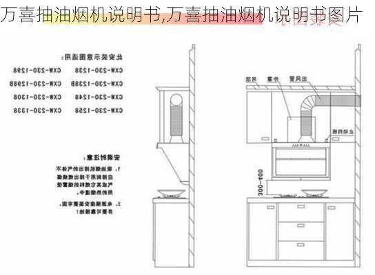 万喜抽油烟机说明书,万喜抽油烟机说明书图片