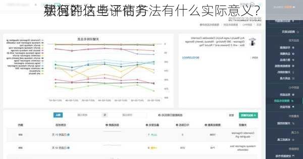 如何评估电子商务
平台的
状况？这些评估方法有什么实际意义？