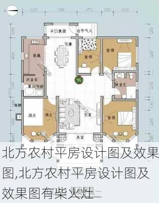 北方农村平房设计图及效果图,北方农村平房设计图及效果图有柴火灶