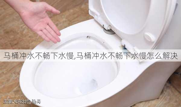 马桶冲水不畅下水慢,马桶冲水不畅下水慢怎么解决