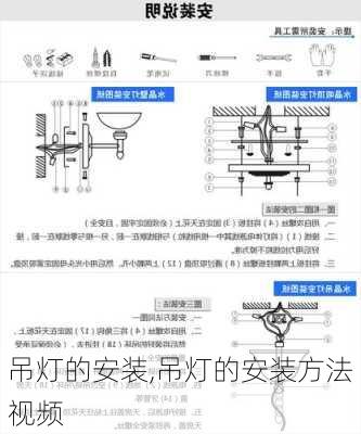 吊灯的安装,吊灯的安装方法视频