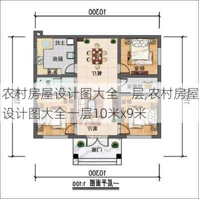 农村房屋设计图大全一层,农村房屋设计图大全一层10米x9米