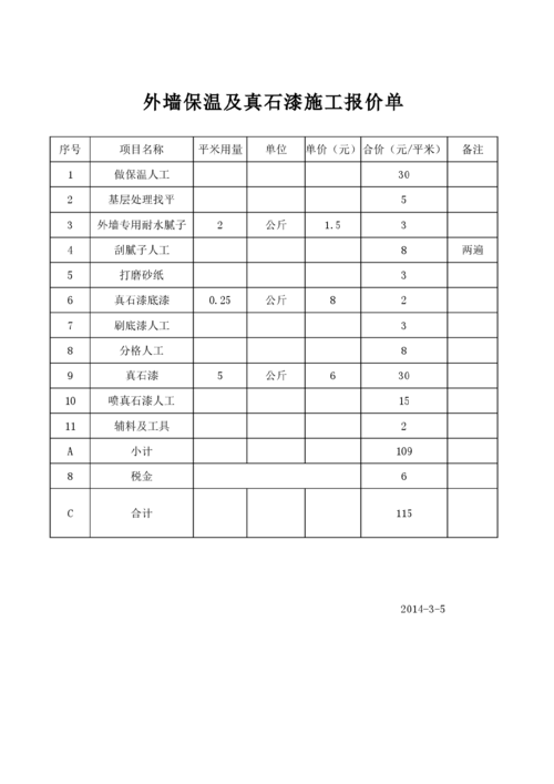 外墙保温及真石漆每平米多少钱,外墙保温及真石漆每平米多少钱啊