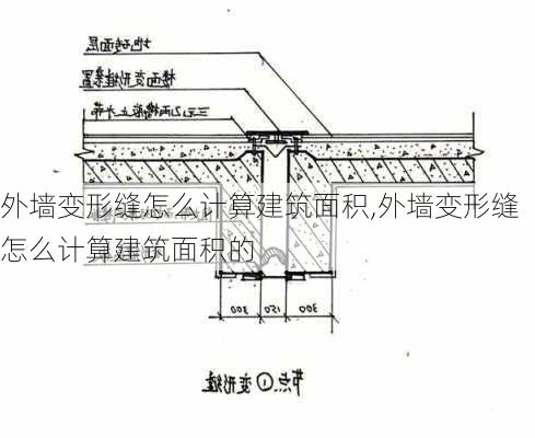 外墙变形缝怎么计算建筑面积,外墙变形缝怎么计算建筑面积的