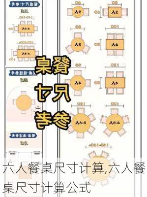 六人餐桌尺寸计算,六人餐桌尺寸计算公式