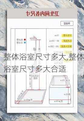 整体浴室尺寸多大,整体浴室尺寸多大合适