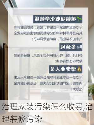 治理家装污染怎么收费,治理装修污染