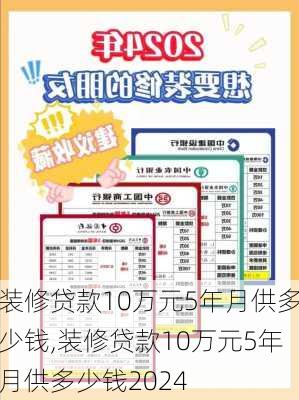 装修贷款10万元5年月供多少钱,装修贷款10万元5年月供多少钱2024